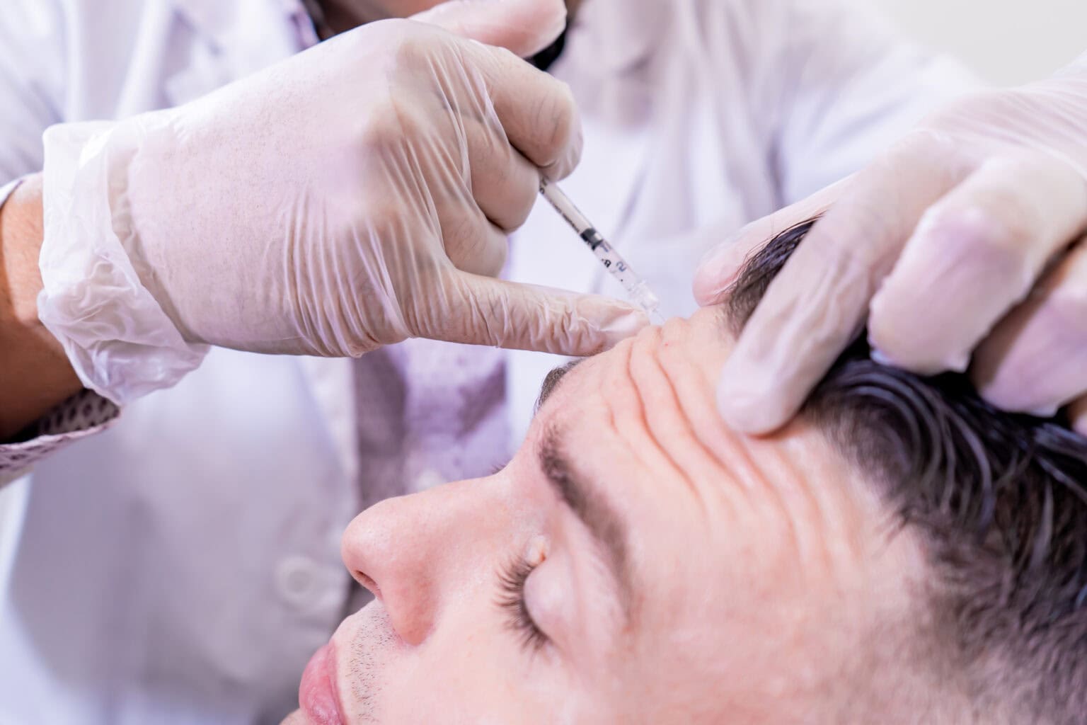 Treatment injections for migraines